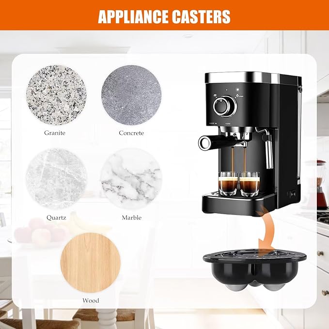 New Heavy-Duty Appliance Casters 8-Pack – 360° Rotating Furniture Sliders - Image 4
