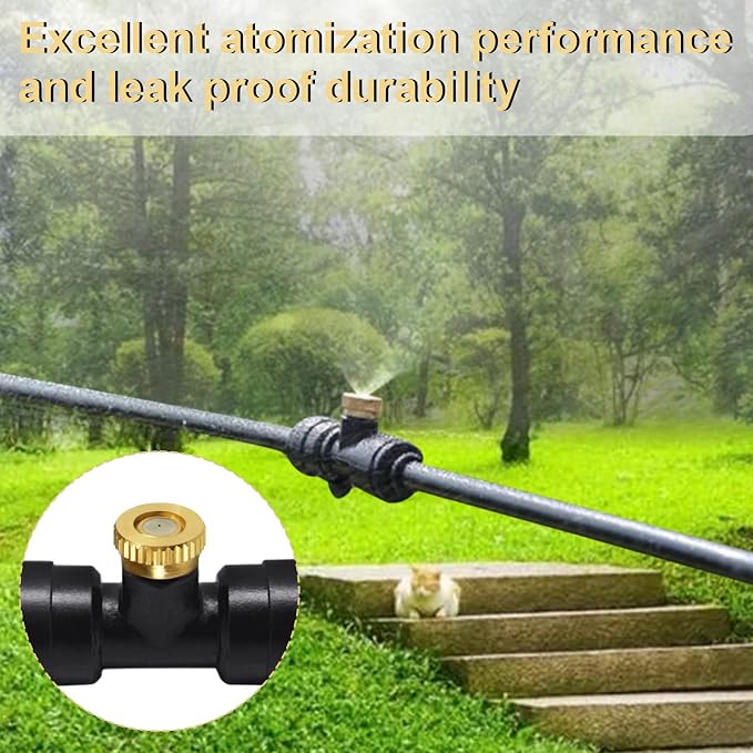 KUWAN 0.016" Orifice Thread UNC 10/24 Brass Misting Nozzles Low Pressure - Image 6