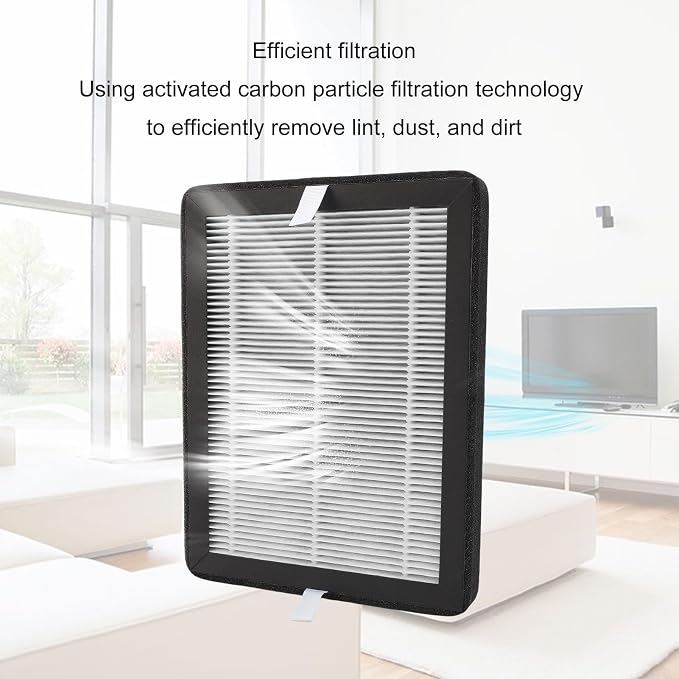 Pssopp Efficiency Air Filter Replacement, Dehumidifier Activated Carbon Filter - Image 6