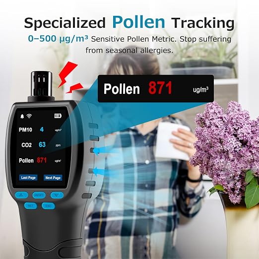 Air Quality Monitor CF-60PP WiFi Air Quality Detector PM1.0 PM2.5 PM10 HCHO - Image 5
