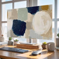 Abstract Color Block Gradient Indoor TV Cover, Elastic TV Screen Protector by Unknown