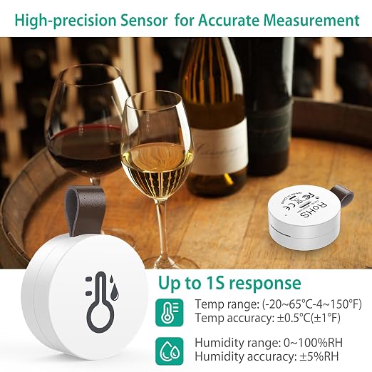 ORIA Wireless Thermometer Hygrometer, Smart Bluetooth Humidity Temperature - Image 3