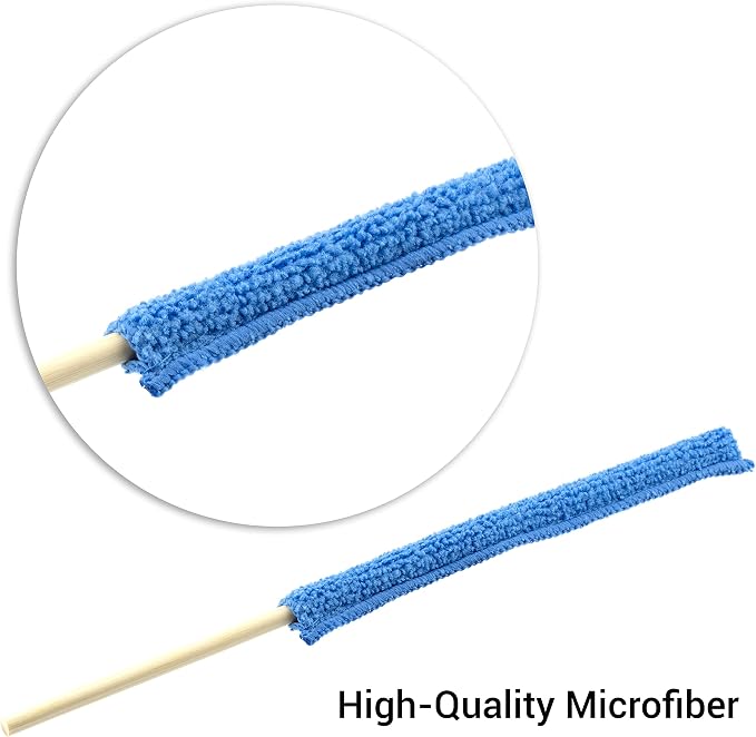 12 Pcs Microfiber Detail Duster Sticks Crevice Cleaning Brush Microfiber Stick - Image 4