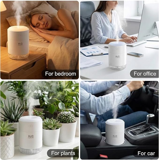 SZO Plant Humidifier Indoor, 500ml White - Image 7