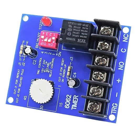 6062 Multi-Function Timer, 12/24VDC Selectable, 1 Sec to 60 Min Adjustable - Image 5