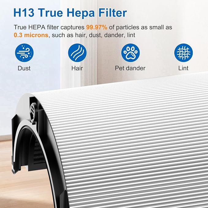 Upgraded 360° Combi 2 in 1 Glass HEPA+Carbon Filter - Image 5