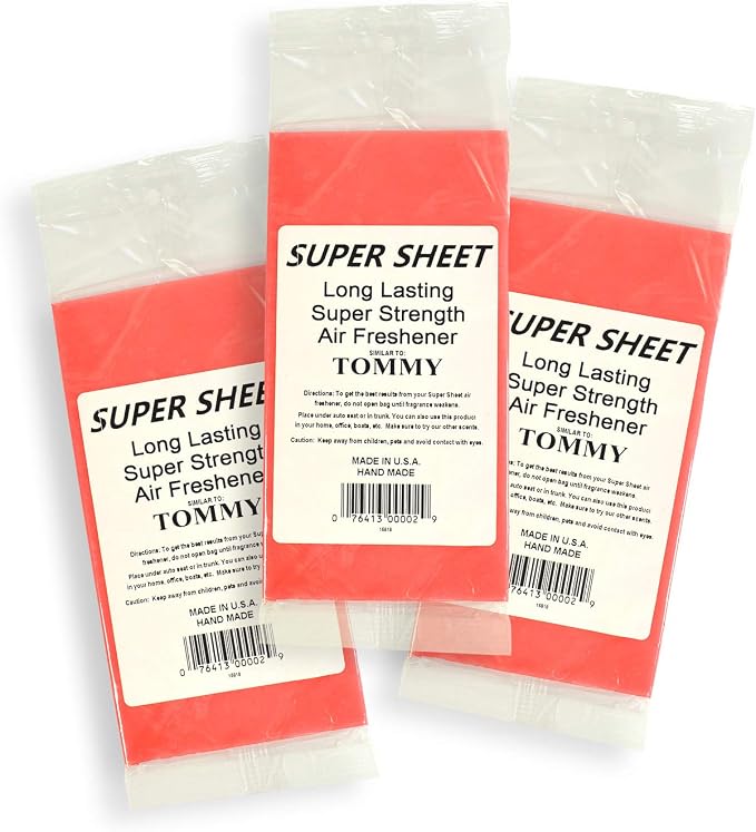 Super Sheet Small Under Seat Car Air Freshener by Jenray
