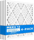 20x25x1 Furnace Air Filters, MPR 1900 & FPR 10, MERV 13 Pleated Air Filter by Chenzhit