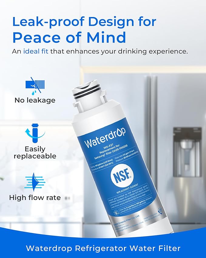 Waterdrop DA29-00020B Refrigerator Water Filter, Replacement - Image 4