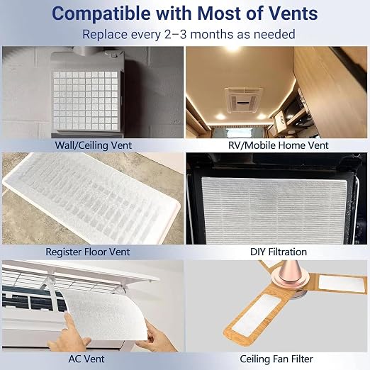 MERV 8 Air Vent Filters 20x99 Inch, Cut to Size Air Filter Material, - Image 5