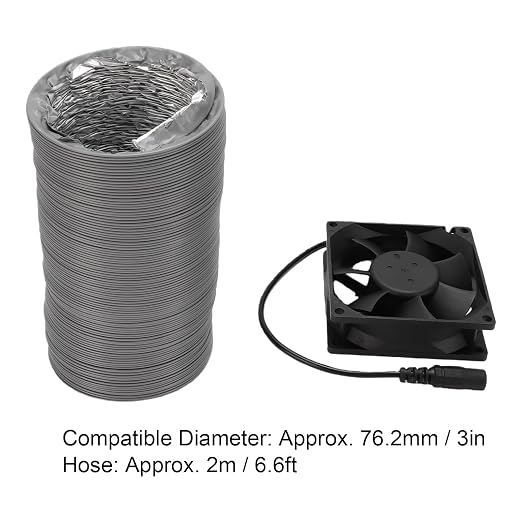 Powerful Exhaust Fan Kit, Efficient Adjustable Ventilation - Image 5