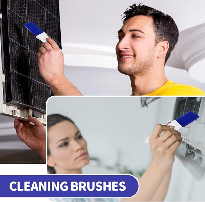 Boao 16 Packs Coil Brush Air Conditioner Condenser Refrigerator Cleaning HVAC - Image 3