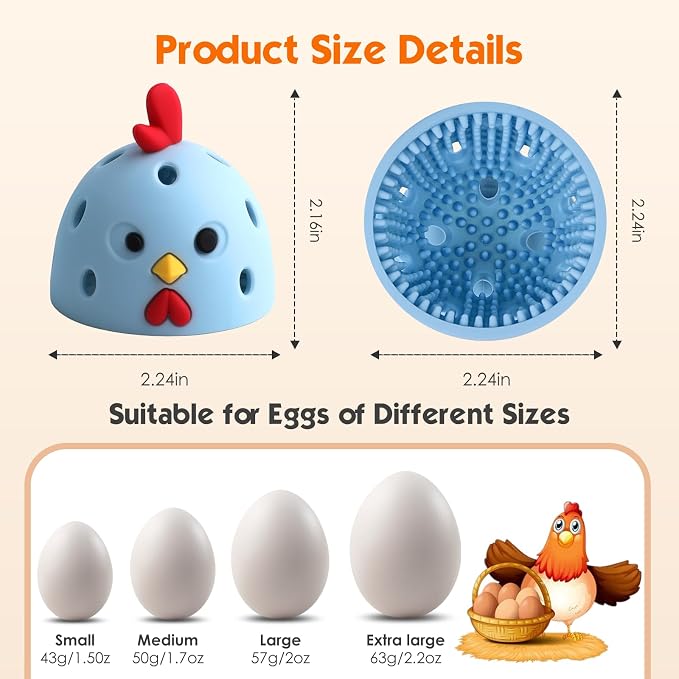 Egg Brush Cleaner, Egg Cleaner Scrubber - Image 2