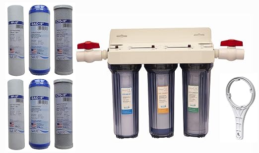 Whole House 3-Stage Water Filtration System, 3/4" port by MyWaterClub