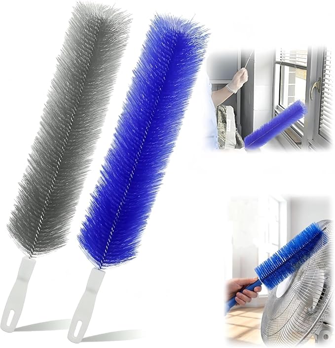 Bendable Microfiber Head, 2026 Fan Cleaner Brush Reusable Dust Remover Washable by Unknown