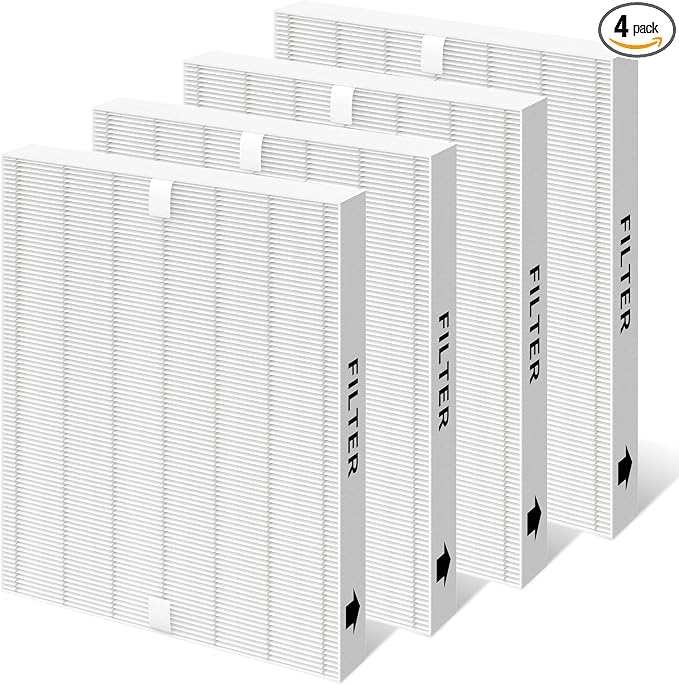 4 Pack AP-1512HH Air Filter Replacement Compatible by imeccalive