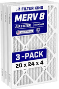 Filter King 20x24x4 Air Filter Dust & Allergy Control AC Furnace Filters by FilterKing