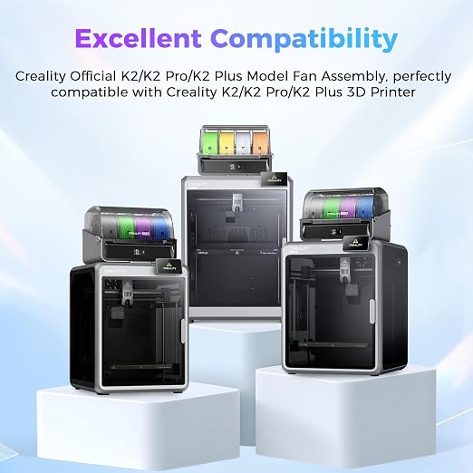 Creality Official K2/K2 Pro/K2 Plus Model Fan Assembly, Original K2 Cooling - Image 6