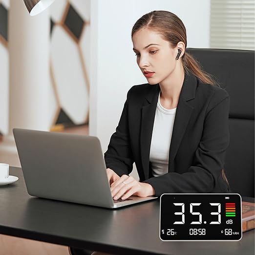 Digital Decibel Meter, 30-130dBA Desktop Digital Sound Level Meter - Image 5