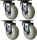 Shepherd 4" Designer 880-lb. Total Capacity Heavy-Duty Swivel Casters by Headbourne