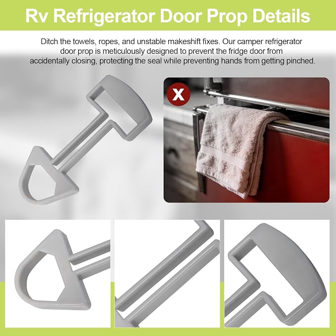 RV Refrigerator Door Stop, Airing Device Door Prop - Image 5