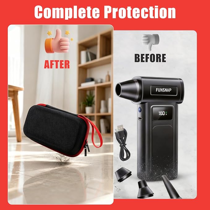 ahansi Hard Carrying Case for WOLFBOX Air Duster MF60/MF70/MF100/MF200/MF50 - Image 5