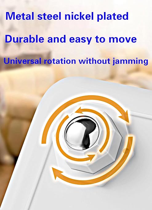 12 Pack Self Adhesive Caster Wheels, Swivel Wheels - Image 3