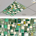 2 Pack Fluorescent Light Covers 4 X 2 Feet Abstract GlassMagnetic Light Cover by Unknown
