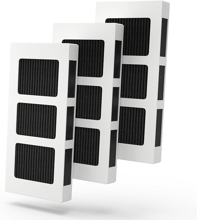 3 PACK Upgrade Refrigerator Air Filter Replacement by FinestHomeDecor