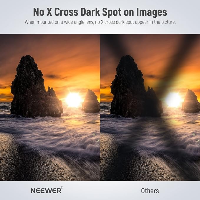 NEEWER 55mm HD Variable ND Filter ND2-ND32 No X Cross/Optical Glass/30 Layer - Image 2