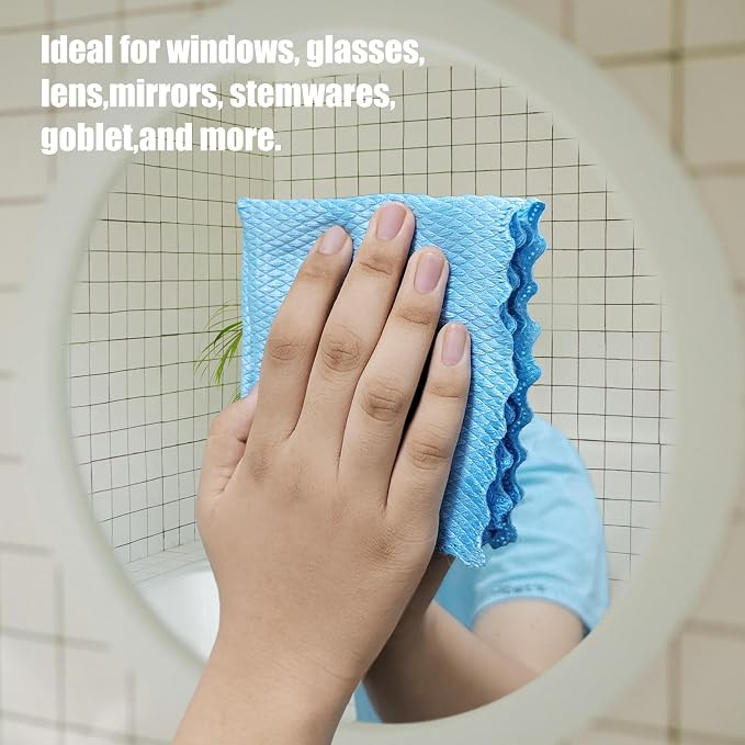 5 Pcs Extra Soft Microfiber Cleaning Cloths – High-Absorbency, Quick-Drying - Image 5