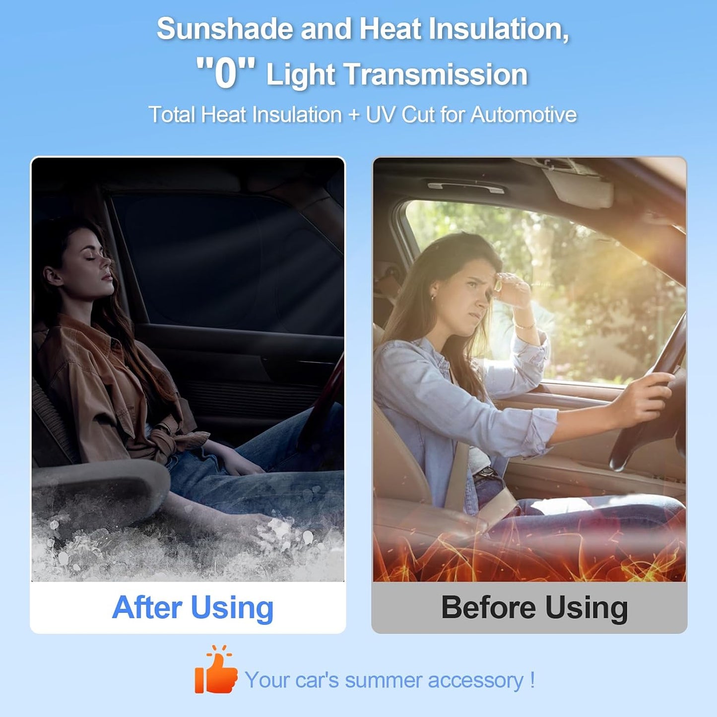 10pcs Car Window Shades for Toyota Prius Hatchback 2010-2015 (Not Prius C or Prius V) Accessories,Windshield Side Rear Full Sunshade,Sun Visor UV Blocking, Privacy Protection for Camping Outdoor