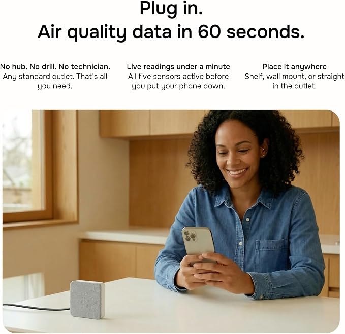 WiFi CO2 Detector & VOC Air Quality Monitor — Smart Indoor Tester - Image 2