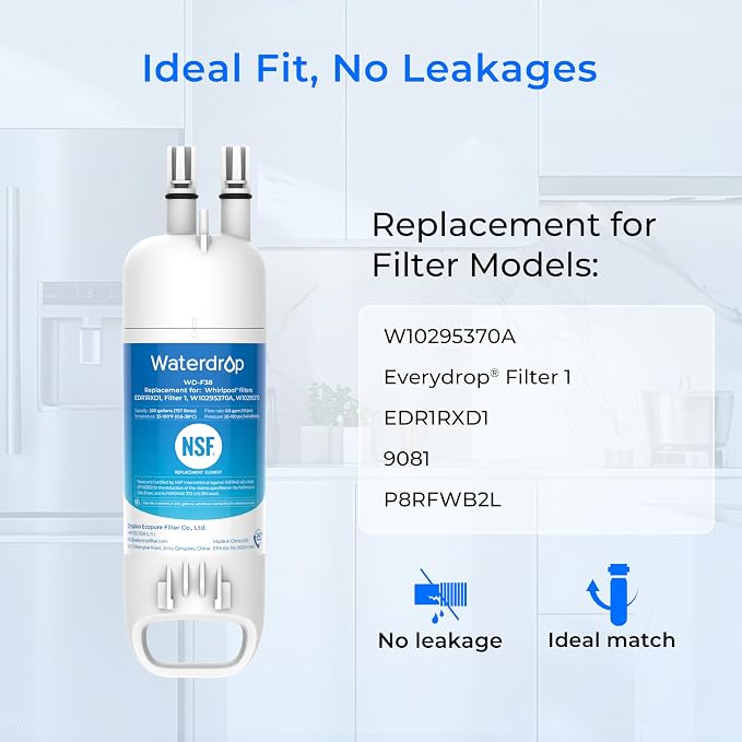 Waterdrop EDR1RXD1 Replacement for Everydrop® Filter 1, W10295370A, Kenmore® - Image 7