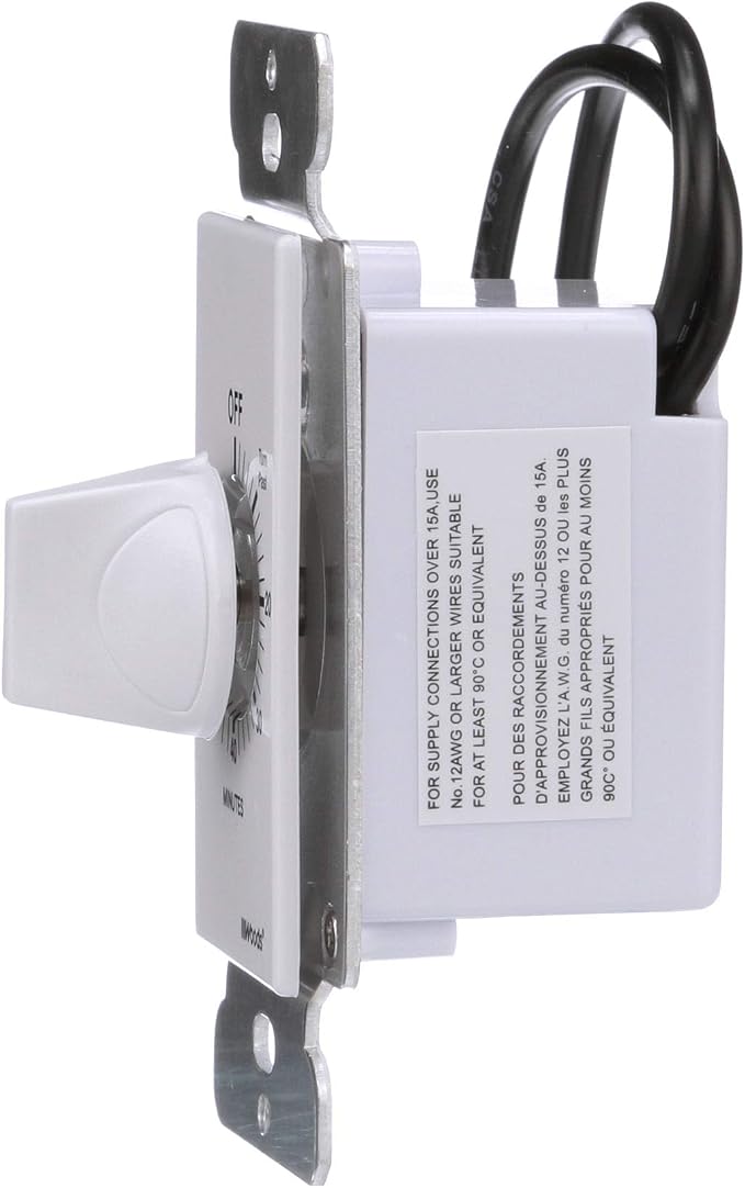 Woods 60 Minute Spring Wound Timer; White - Image 3