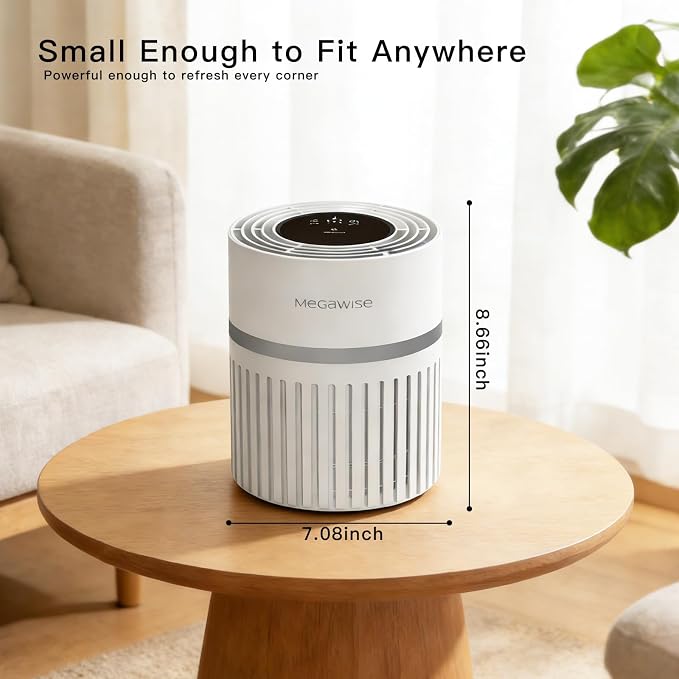 MEGAWISE Air Purifier for Large Rooms Up to 1076 ft², H13 True HEPA Filter - Image 6