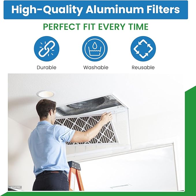 Filter Everything Replacement Broan 99010305 Compatible Replacement Aluminum - Image 2