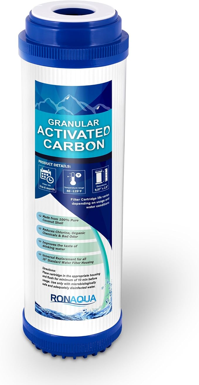 Granular Activated Carbon Water Filter Cartridge by Ronaqua WELL-MATCHED by Ronaqua
