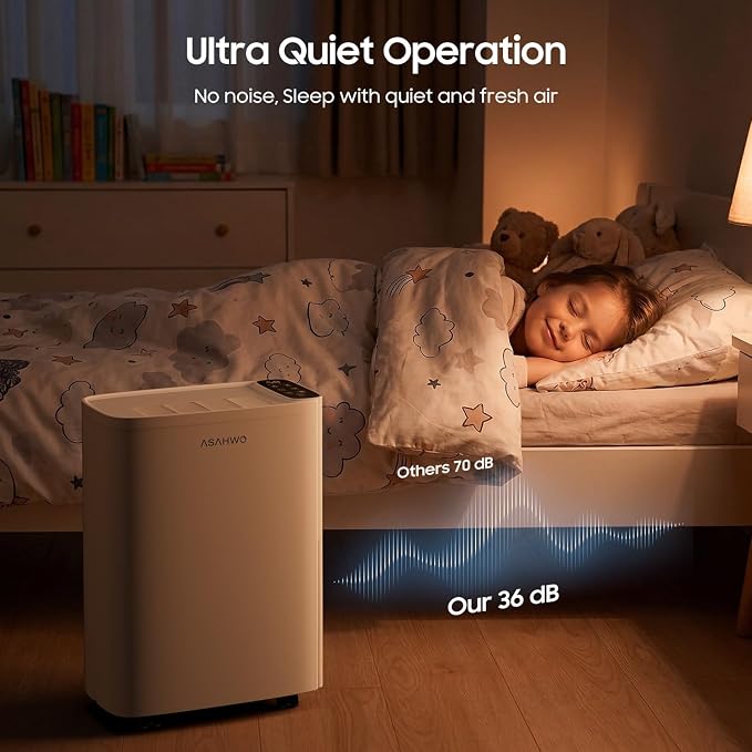 ASAHWo 2500 Sq.Ft Dehumidifier for Basement - Image 7