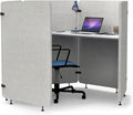 Stand Up Desk Store Noise Reducing Recycled PET 5 Panel Workpod by SStandUpDeskStore