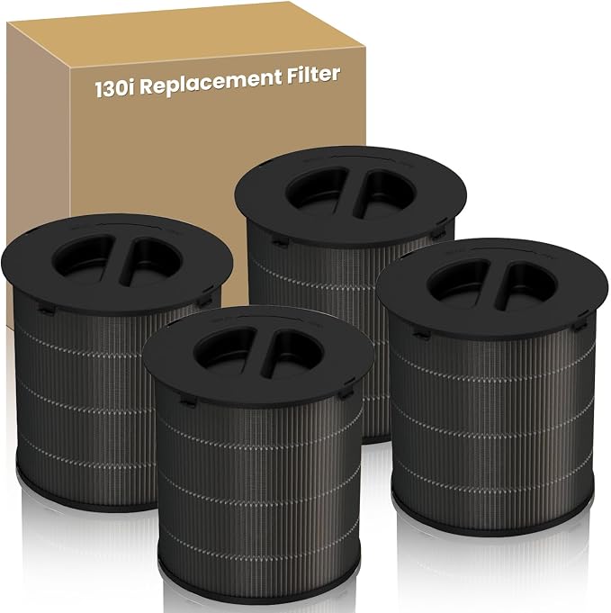4 Pack 130i Replacement Filter Compatible by HKNECE