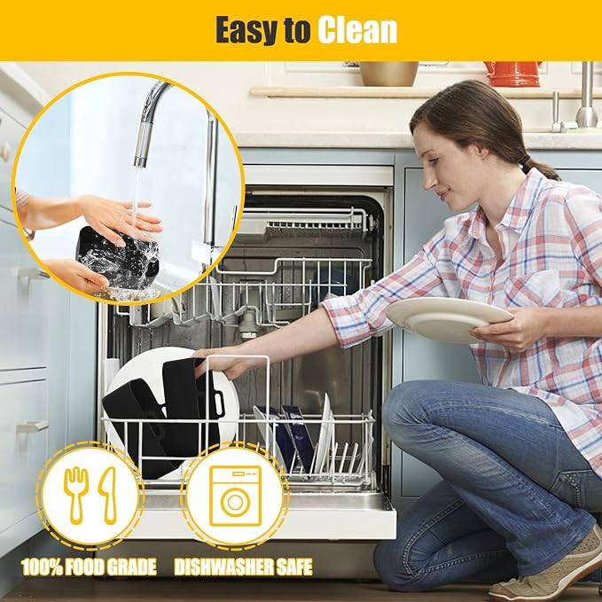2Pcs Air Fryer Silicone Liners Rectangular - Image 4