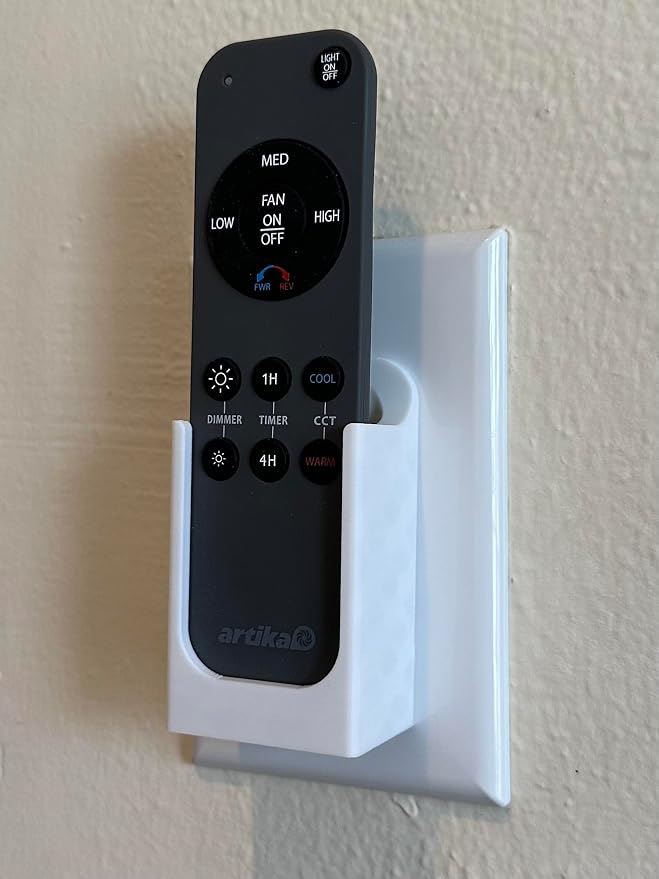 Wall Mount Holder for Remote Control REM-ARTC-1, REM-ARTC-2 Artika Ceiling Fans - Image 5