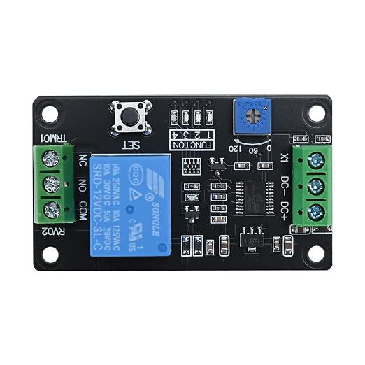Podazz Delay Timer Relay DC 5V/12V/24V Time Delay Controller Module Compatible - Image 3