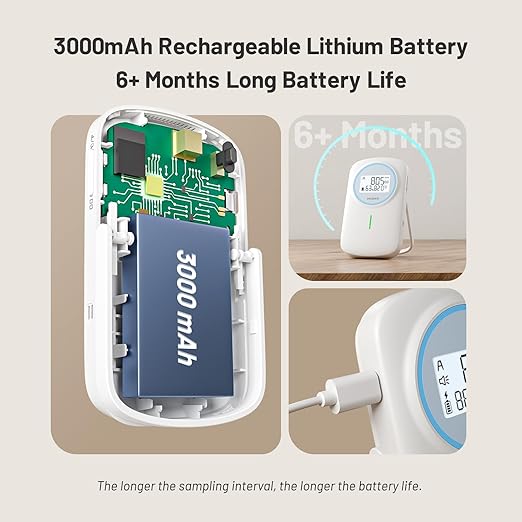INKBIRD Smart Air Quality Monitor Indoor Ndir | Bluetooth 3 in 1 - Image 5