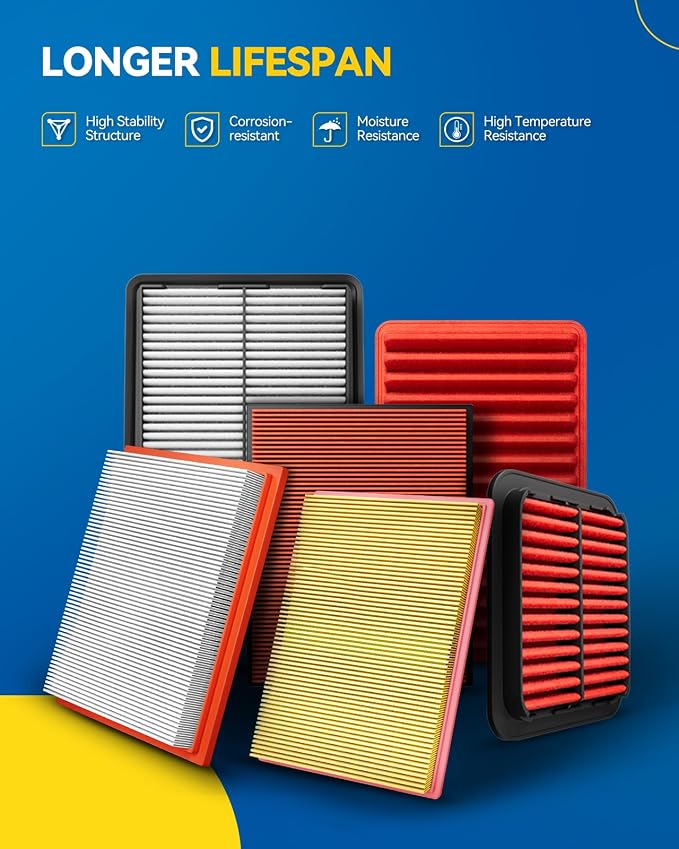PHILTOP Engine Air Filter, CA12075 Compatible - Image 5