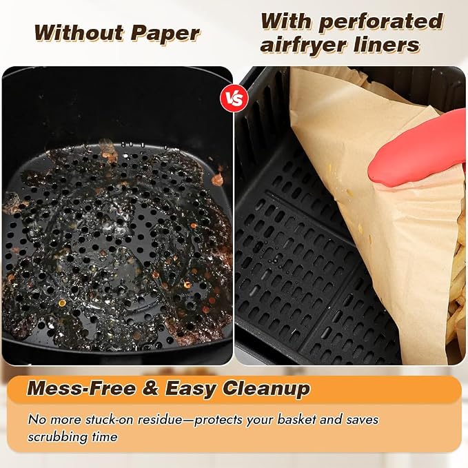 BYKITCHEN Perforated Air Fryer Liners - Image 7