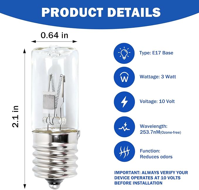 2 Pack 3W LB1000 Replacement Bulb Compatible - Image 4