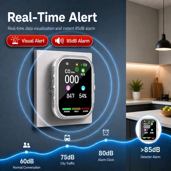 6-in-1 Plug-in Indoor Environmental Device - Image 3