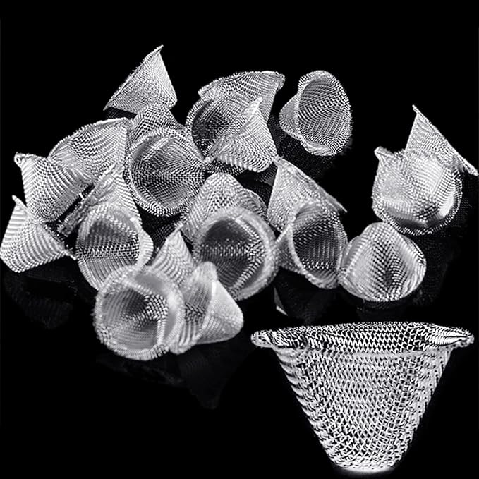 Funrous Stainless Steel Screens 3/4 Inch Conical Design Bowl Screen Filters by Funrous